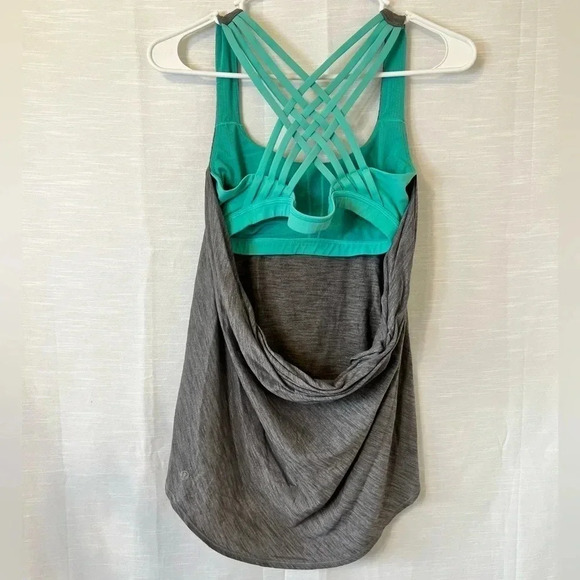 Lululemon Free To Be Tank With Built In Bra Size 6 - Picture 2 of 5